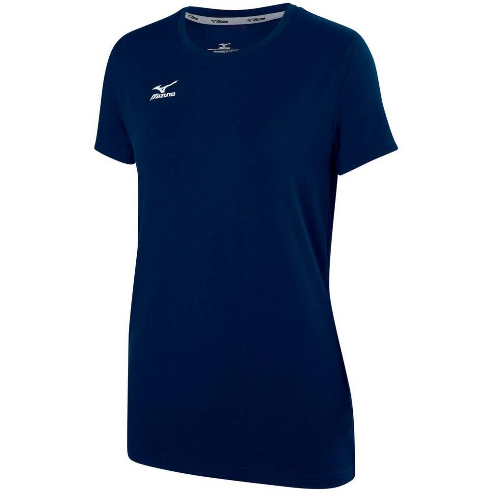 Camiseta Mizuno Voleibol Attack 2.0 - Mulher - Azul Marinho - BEMRV0683